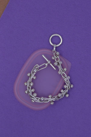Silver Beaded Bracelet / シルバーブレスレット メキシコ – FIFTH