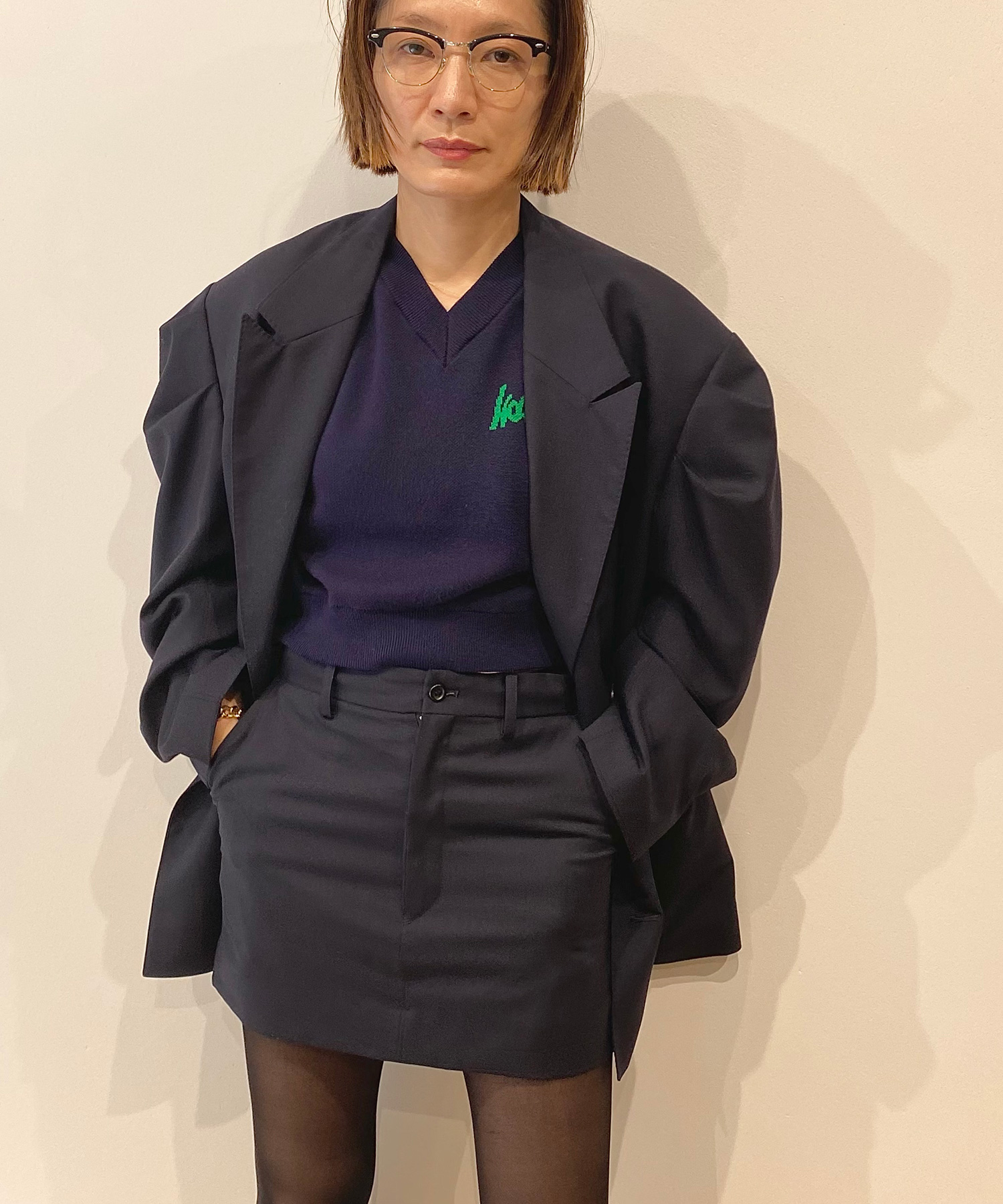 WOOL DRAWSTRINGS MINI SKIRT｜HOLIDAY（ホリデイ）OFFICIAL ONLINE