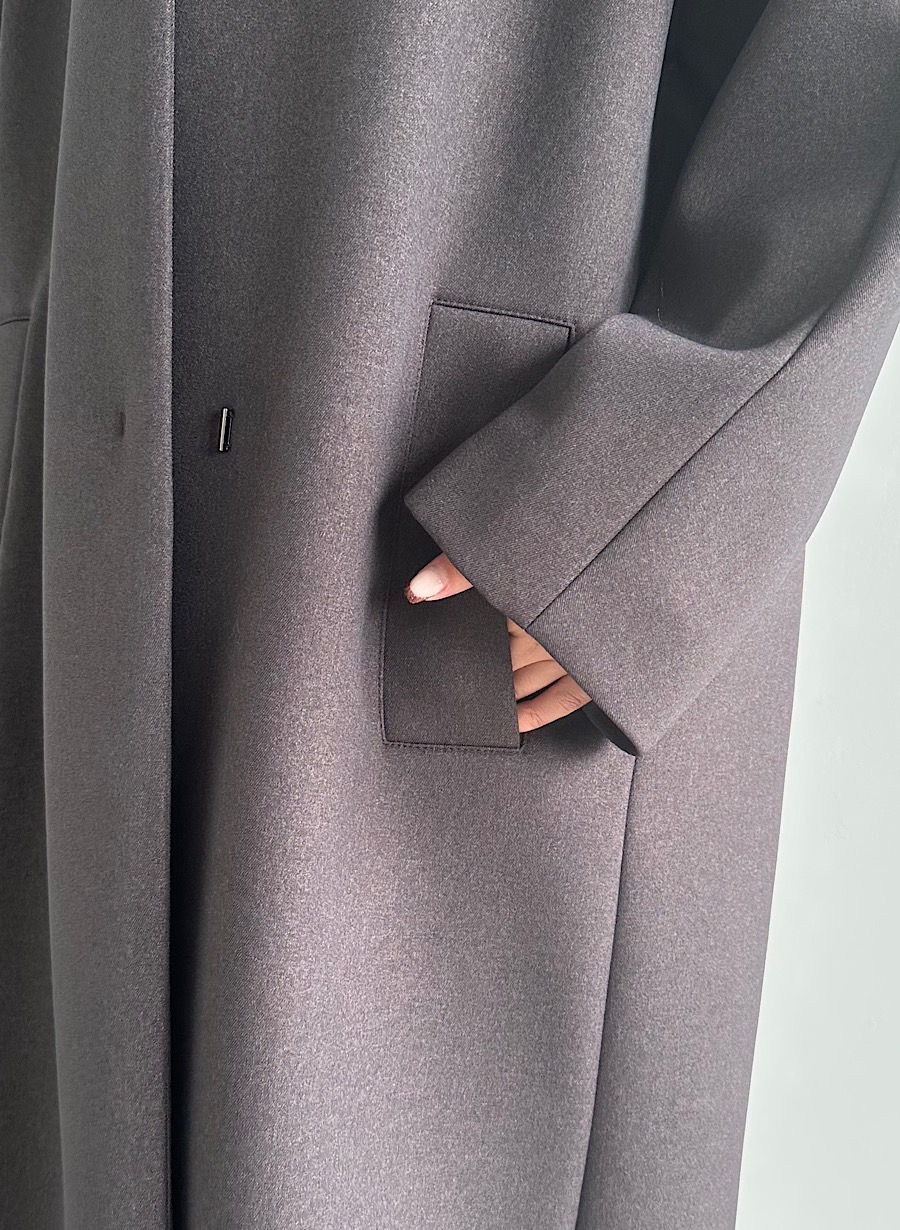 EC限定】ノーカラーロングコート｜LOUNIE（ルーニィ）公式サイト／公式