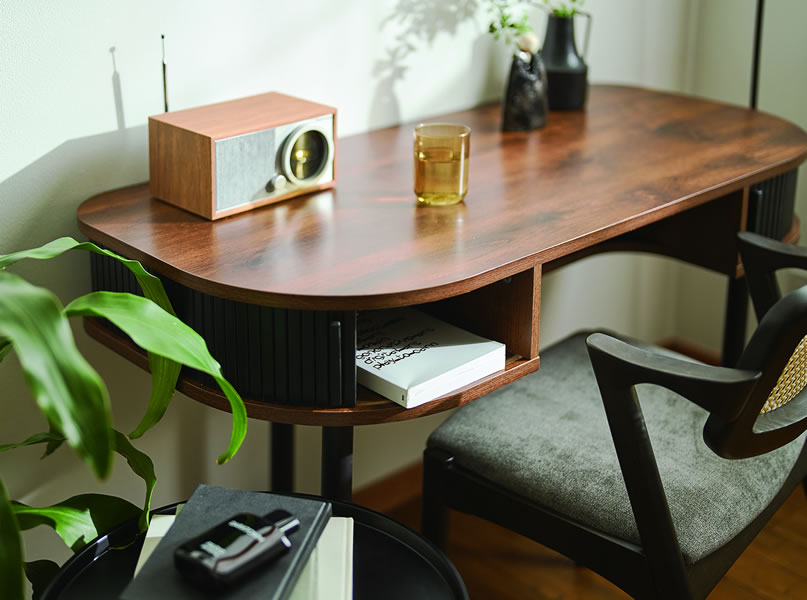 ヘキサテーブル65 ウォールナットニス仕上げ FH 65w ヘキサテーブル65