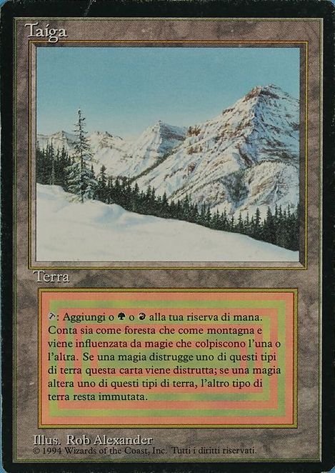 MTG Taiga 英語 デュアルランド MTG Taiga 英語 デュアルランド MTG