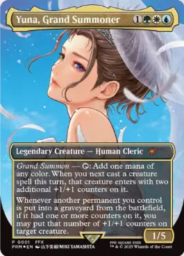 MTG 大召喚士、ユウナ プロモ MTG 日本語 大召喚士 ユウナ プロモ