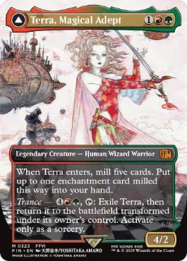 魔導戦士、ティナ foil BGS10 BLACK LABEL ブラックラベル 魔導戦士