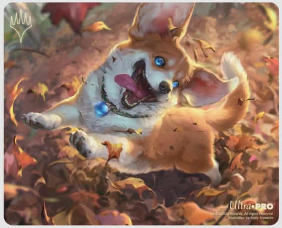 新品 ホロ仕様 MTG ウルトラプロ社製 溌剌の牧羊犬、フィリア プレイ