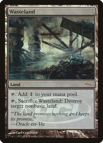 Foil】《不毛の大地/Wasteland》[EXP]英語 Foil】《不毛の大地