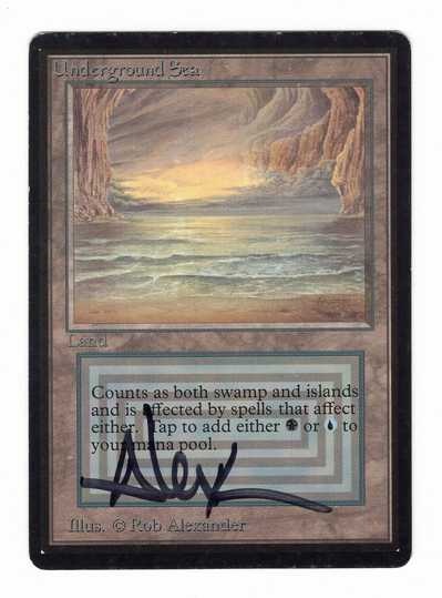 美品 MTG Underground Sea アンダーグラウンドシー(黄) 美品 MTG