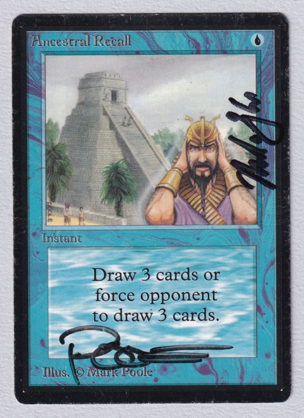 Ancestral Recall》[LEB] 青R | 日本最大級 MTG通販サイト「晴れる屋」
