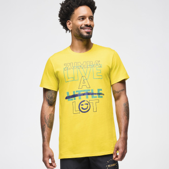 ZUMBA タイダイ Tシャツ 新品　L ズンバ（ZUMBA） ロゴ クルーネック Tシャツ ユニセックス Blue Jean