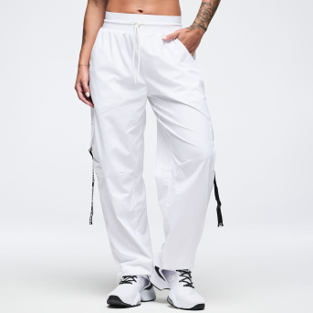 ZUMBA 正規品 最新作 カーゴパンツ ホワイト ZUMBA ズンバ 正規品 ウェア レディース パンツ カーゴパンツ ネオン