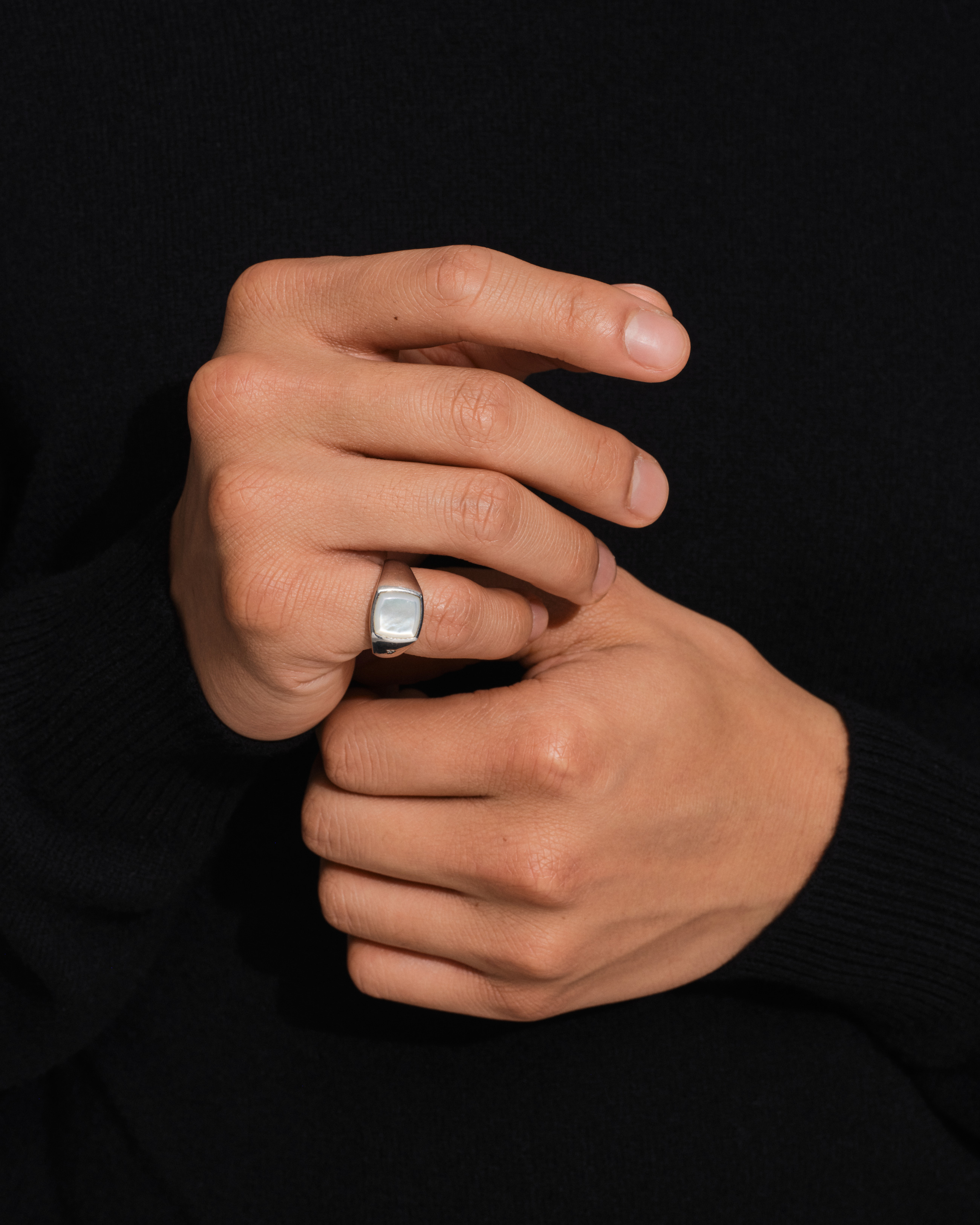 Kay Ring White MOP - Tom Wood Project Official Online Store