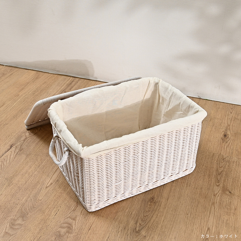 ラタン蓋付きバスケット Mサイズ GK520Mを激安で販売する京都の村田家具