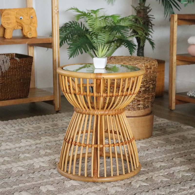 T246MX ラタン サイドテーブル | 【SR-net】Sunflower Rattanの卸販売