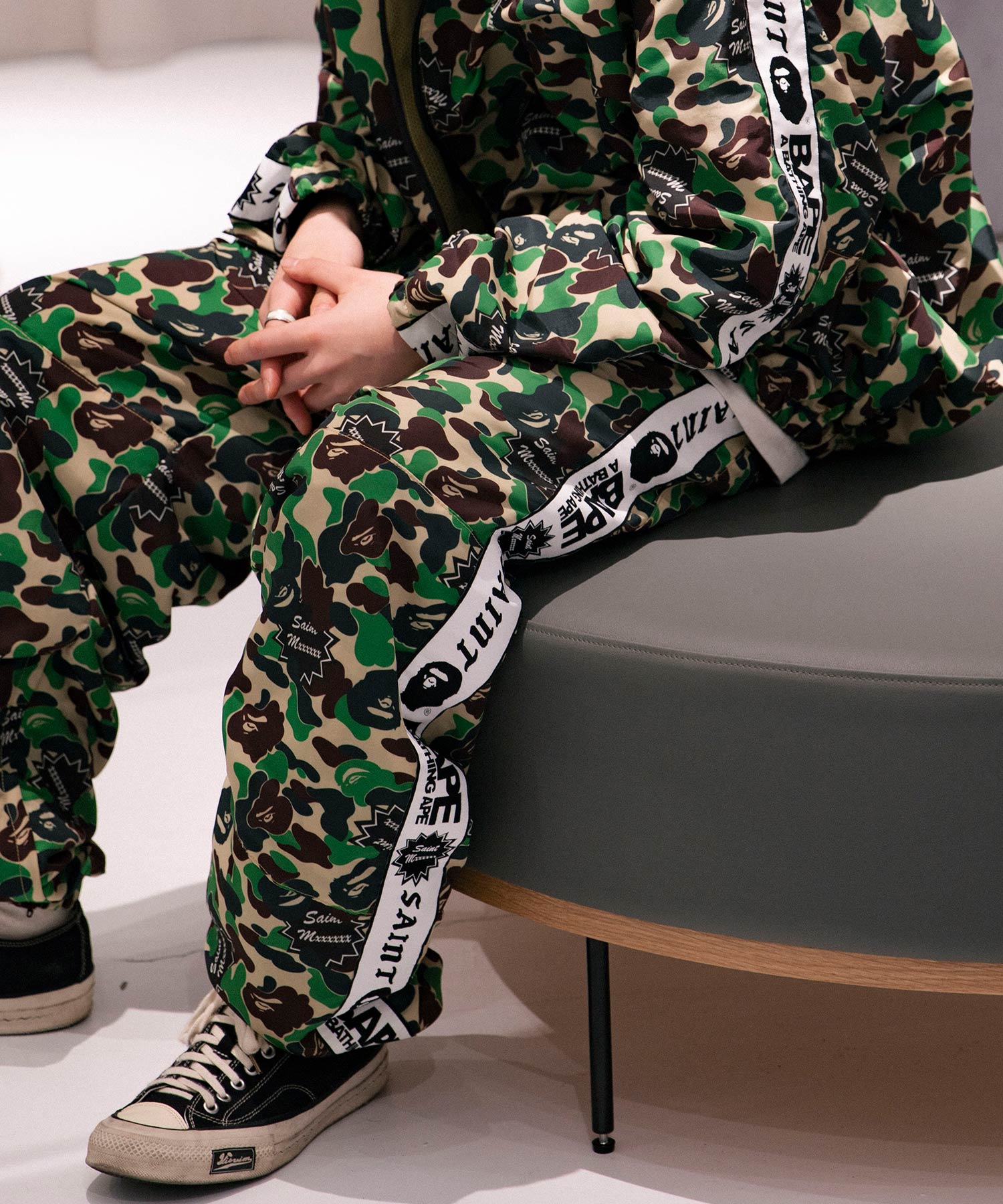 J*M様 エイプ a bathing ape サッカーボール カモフラ レア 激 ABC