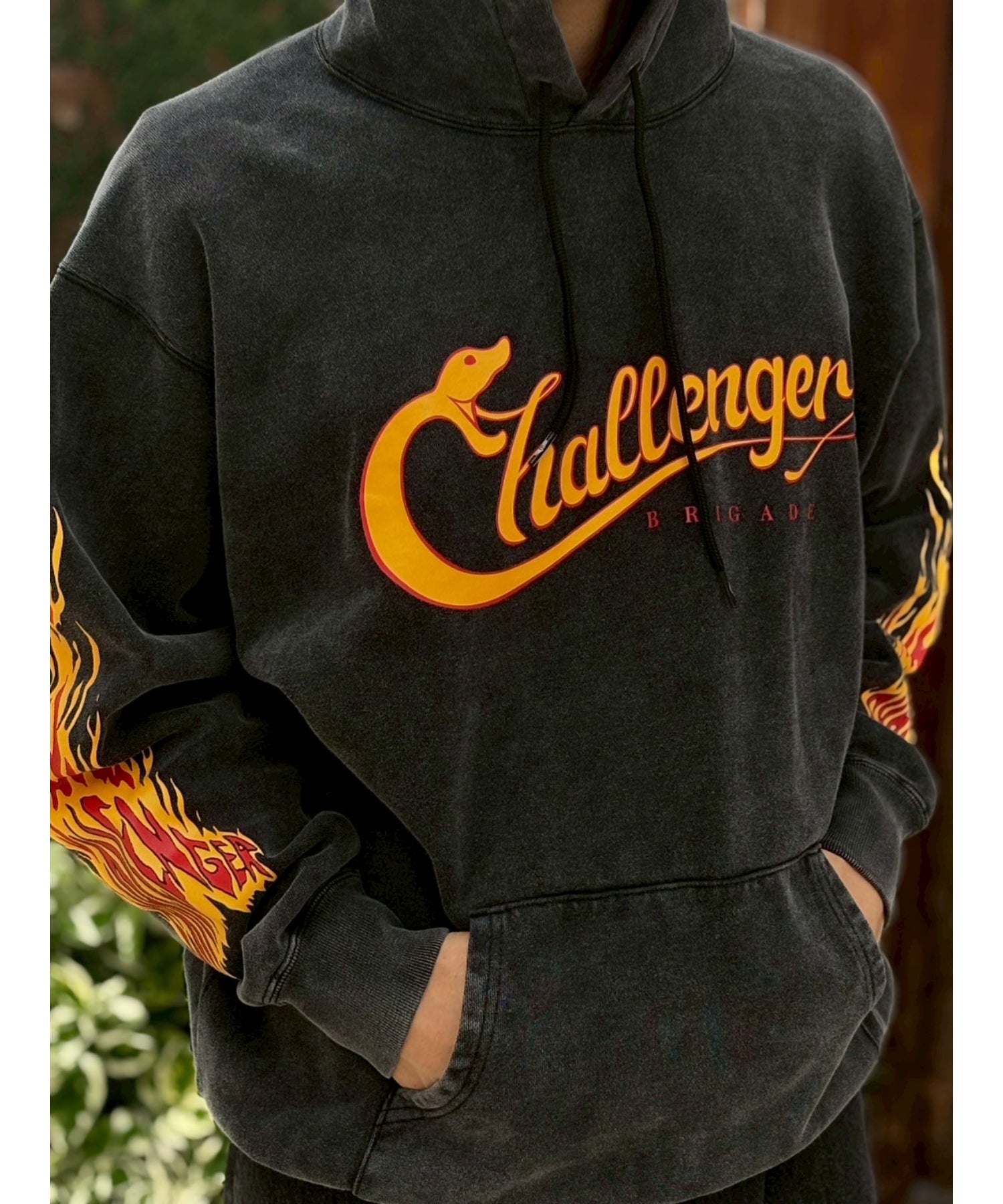 SNAKING LOGO HOODIE - CHALLENGER (チャレンジャー) - tops (トップス