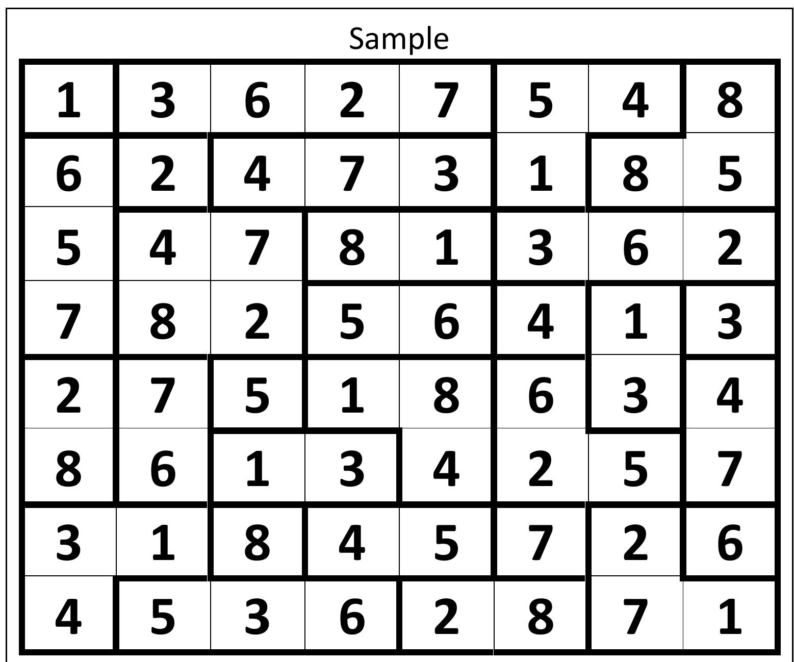 PDF) Sample of 8X8 Ken-Ken Puzzles