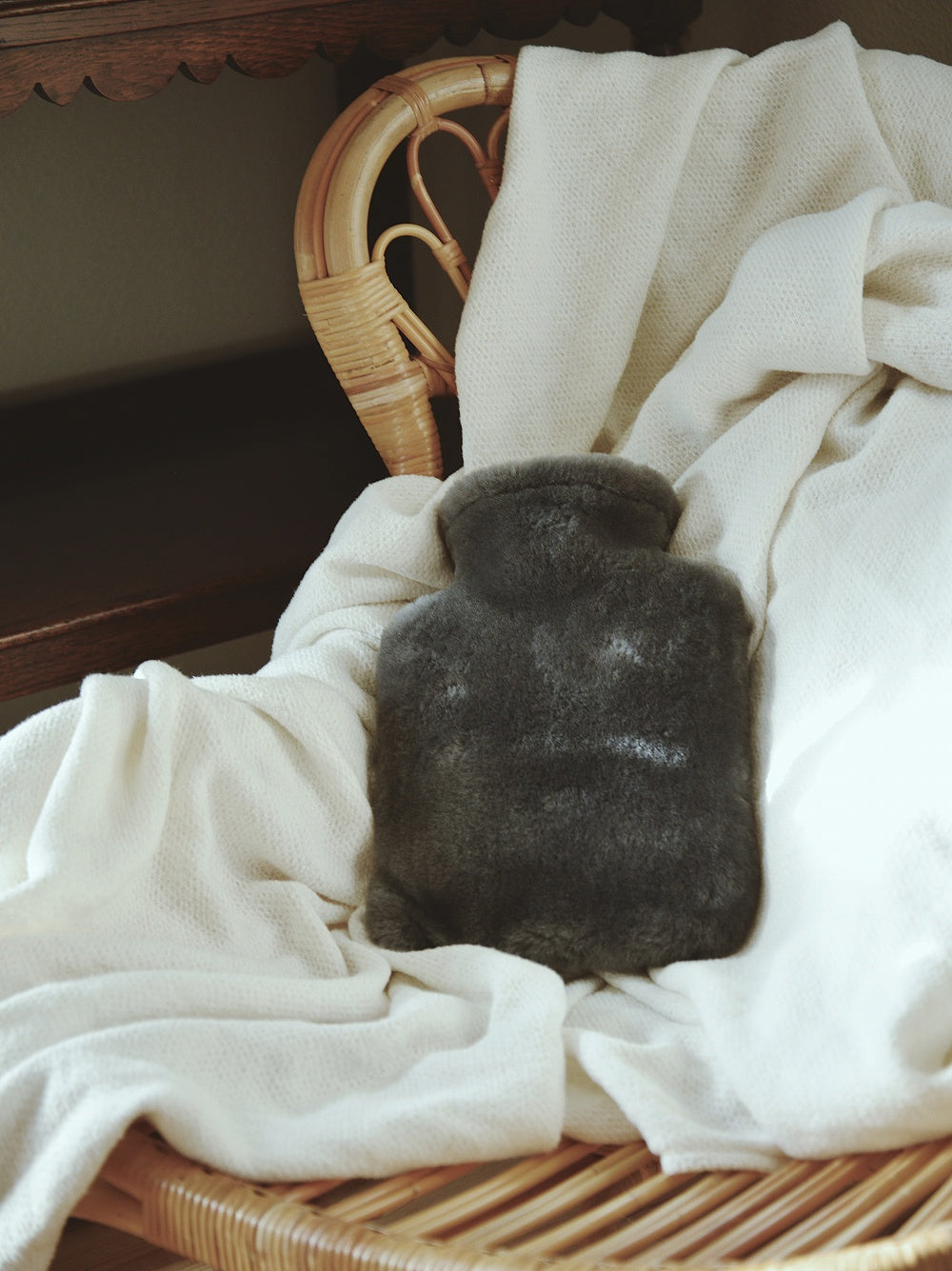 Hot Water Bottle Sheepskin Moccasin 湯たんぽ – fig furniture and deco