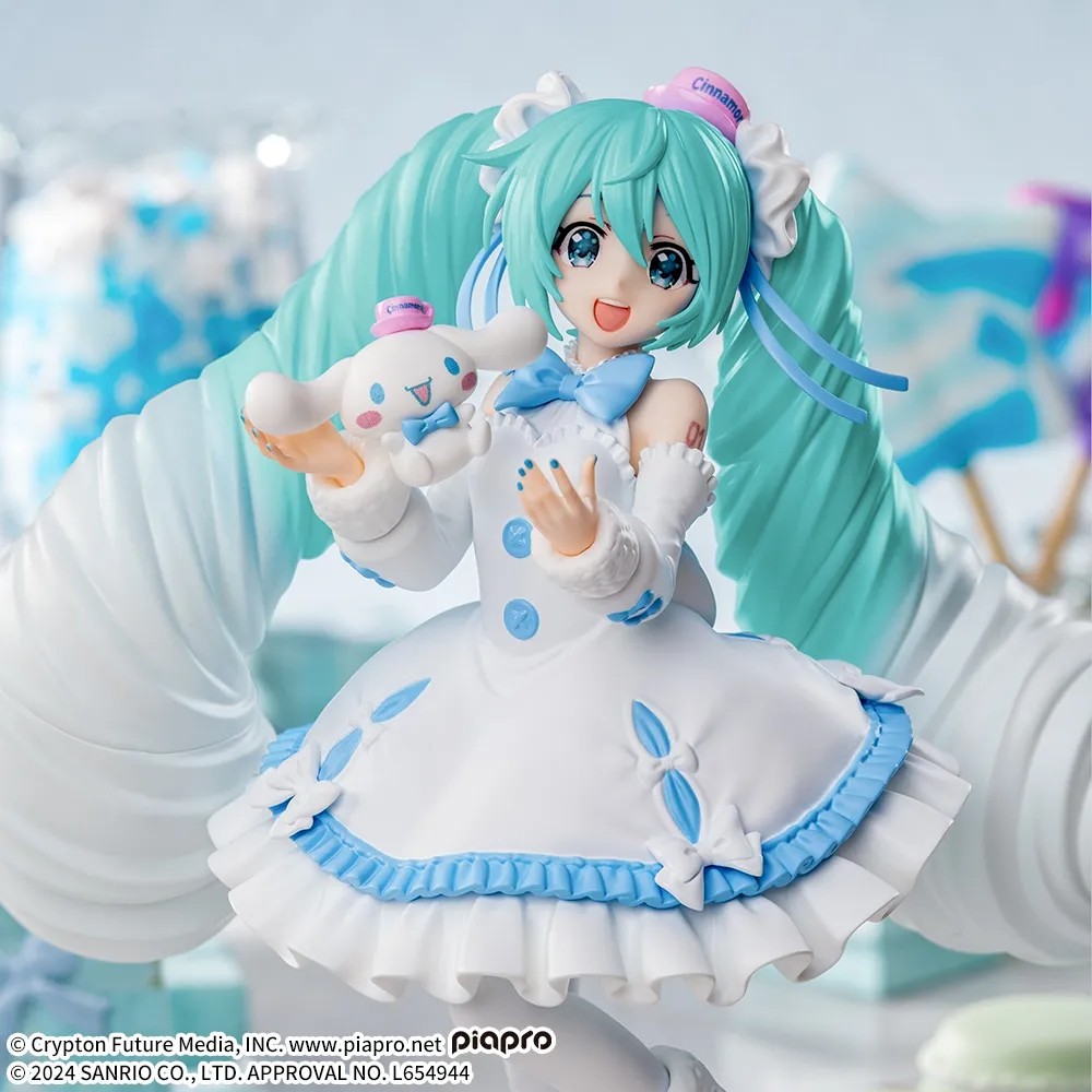 初音ミクシリーズ Luminasta “初音ミク×シナモロール” ホワイトドレス