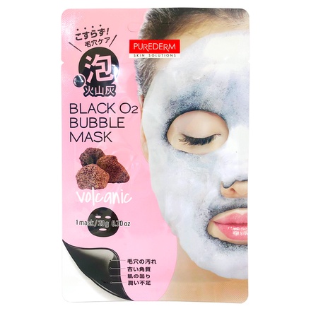 PUREDERM / ブラックO2泡パック 火山灰の公式商品情報｜美容・化粧品