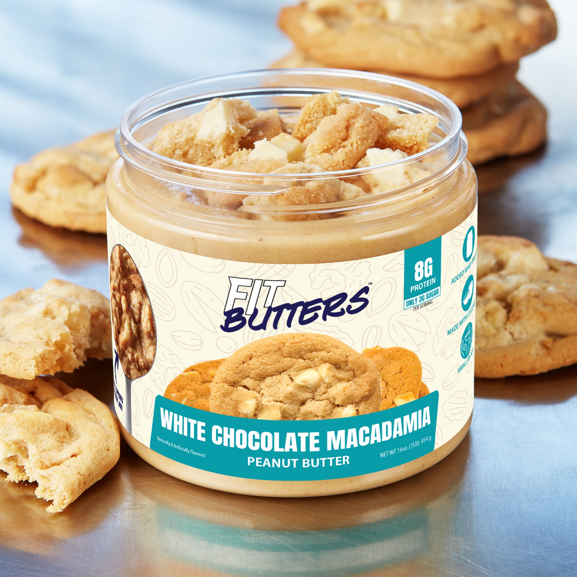 FIt Butters White Chocolate Macadamia Peanut Butter – Fit Butters