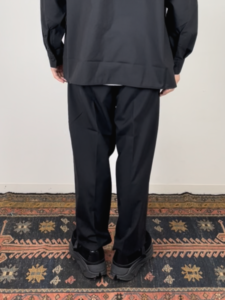 COOTIE / Ripstop 2 Tuck Easy Ankle Pants -Black-
