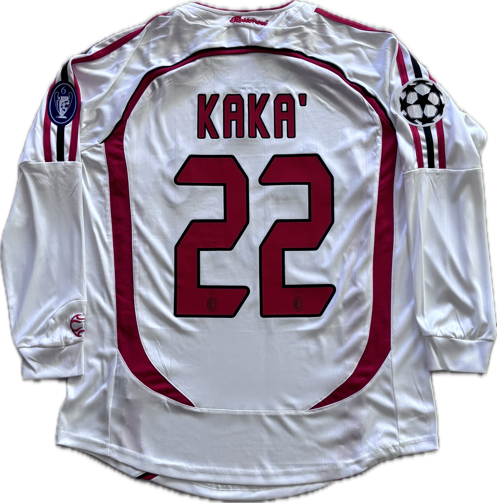 Kaka #22 AC Milan Jersey 2006/2007 Mens Final UEFA Champions