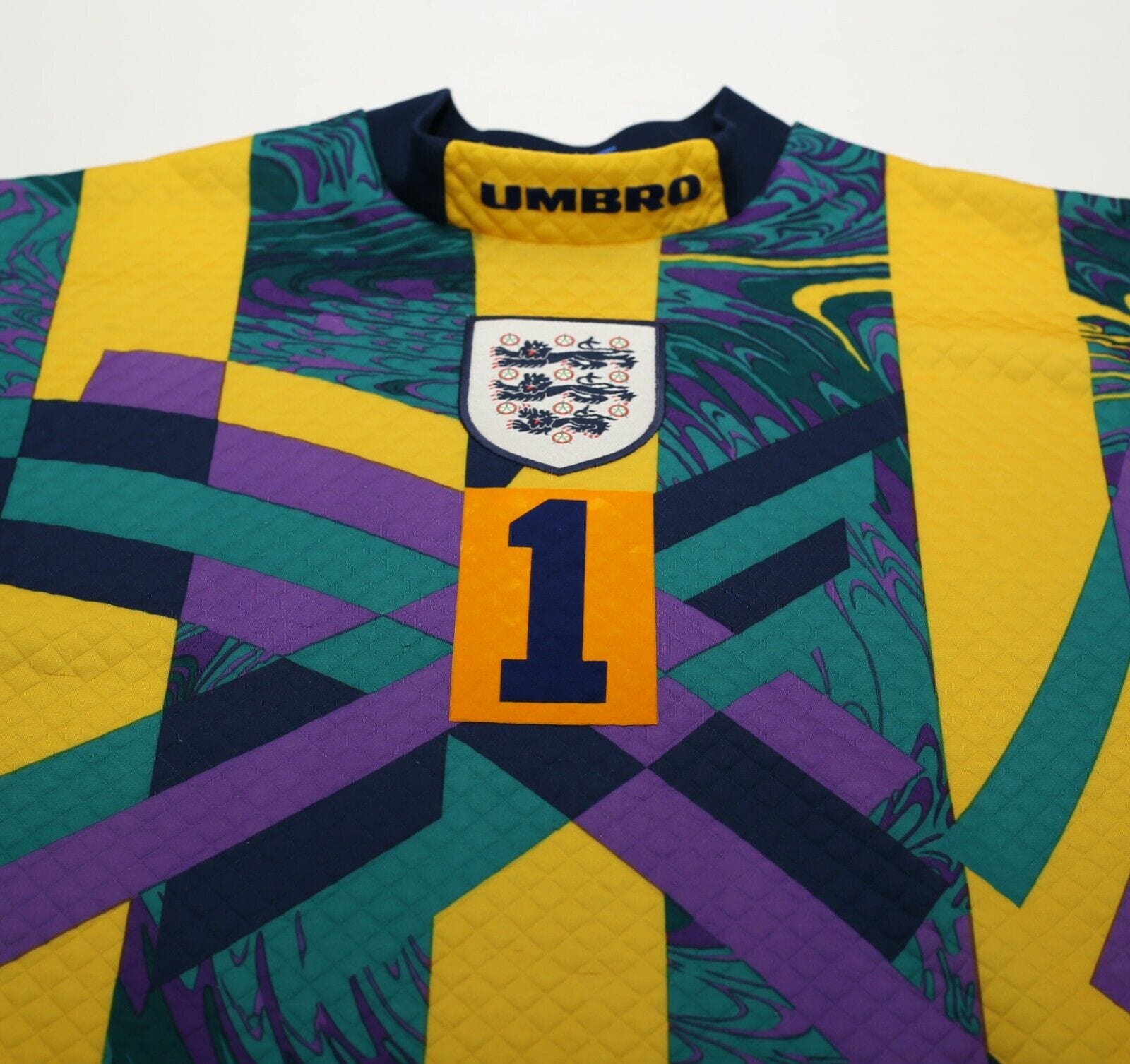1995/97 Seaman #1 England Vintage Umbro Goalkeeper Football Shirt