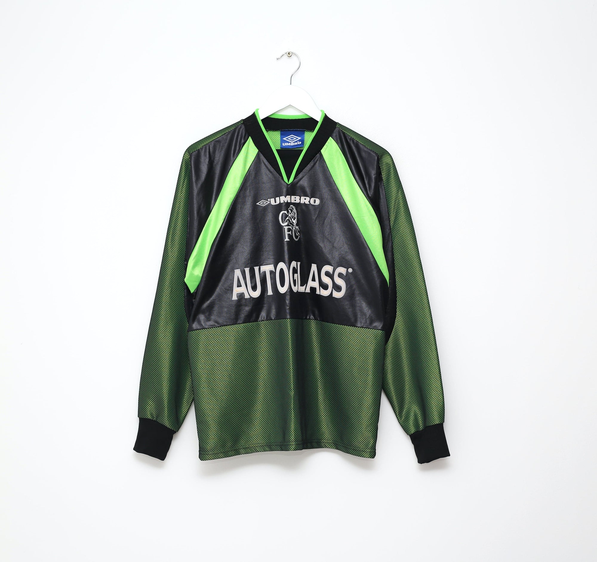 1998/00 DE GOEY #1 Chelsea Vintage Umbro GK Football Shirt (Y) (XS