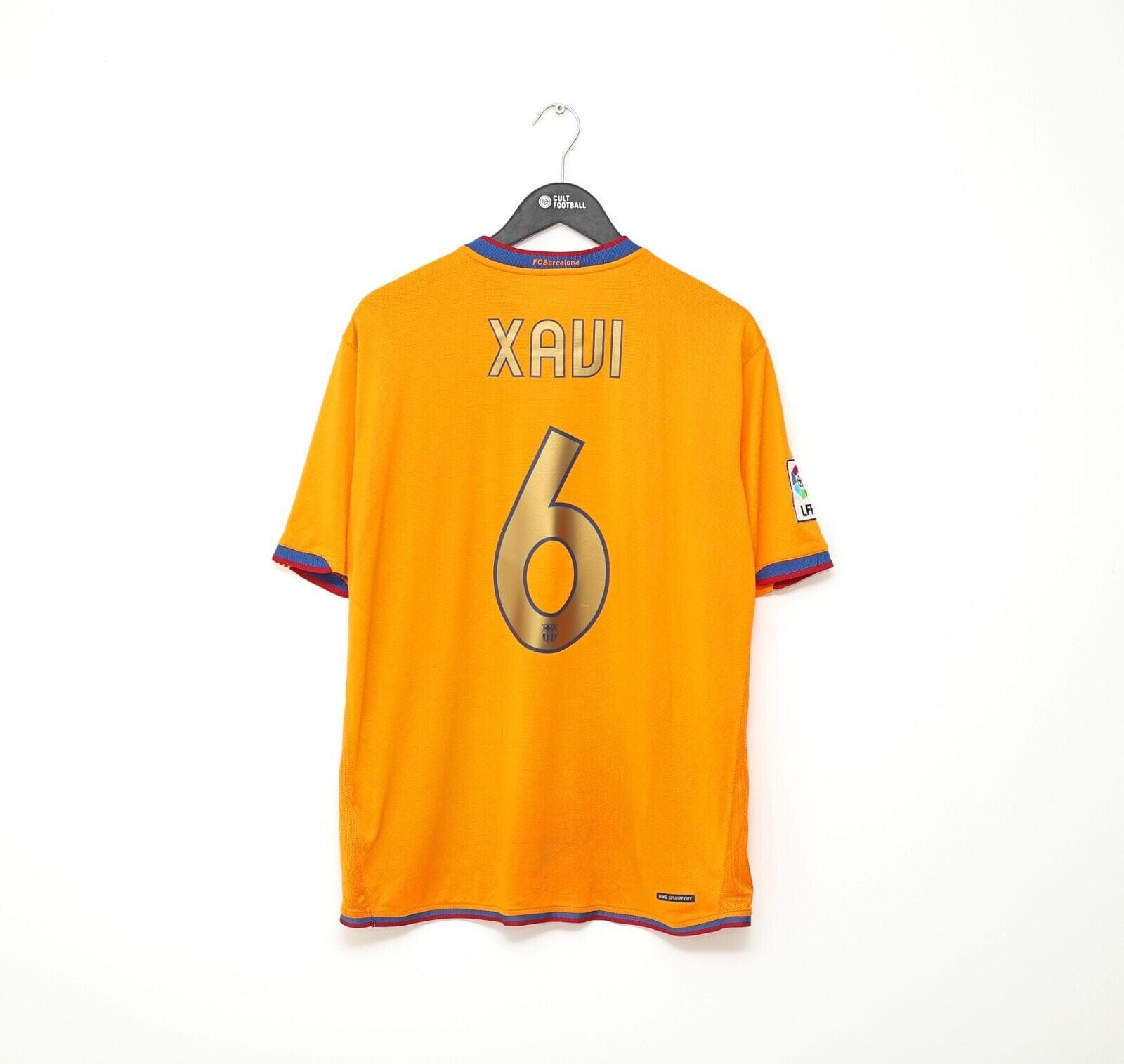 2006/07 XAVI #6 Barcelona Vintage Nike Away Football Shirt Jersey