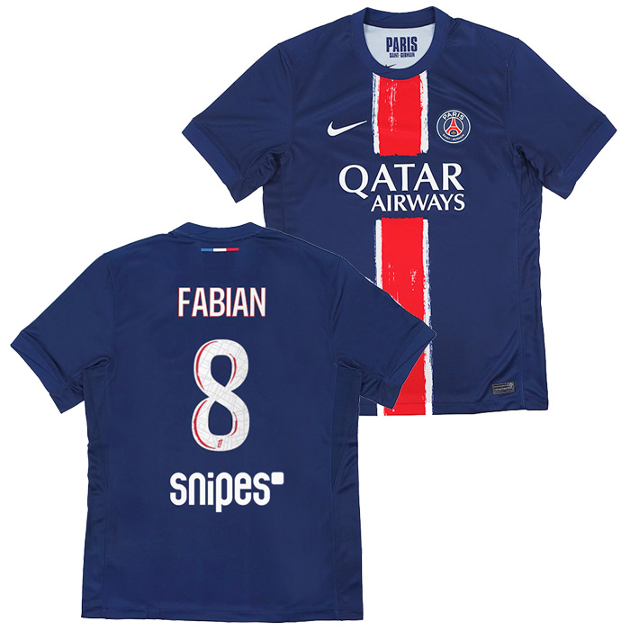 PSG 2024-25 オフィシャルネーム＆ナンバー入りユニフォーム 入荷