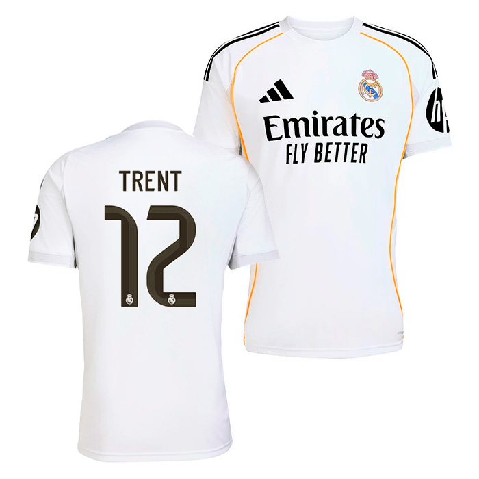 レアルマドリード 25-26 ホーム 半袖 ユニフォーム No.12 トレント