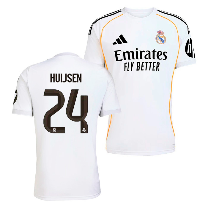 レアルマドリード 25-26 ホーム 半袖 ユニフォーム No.24 ハイセン