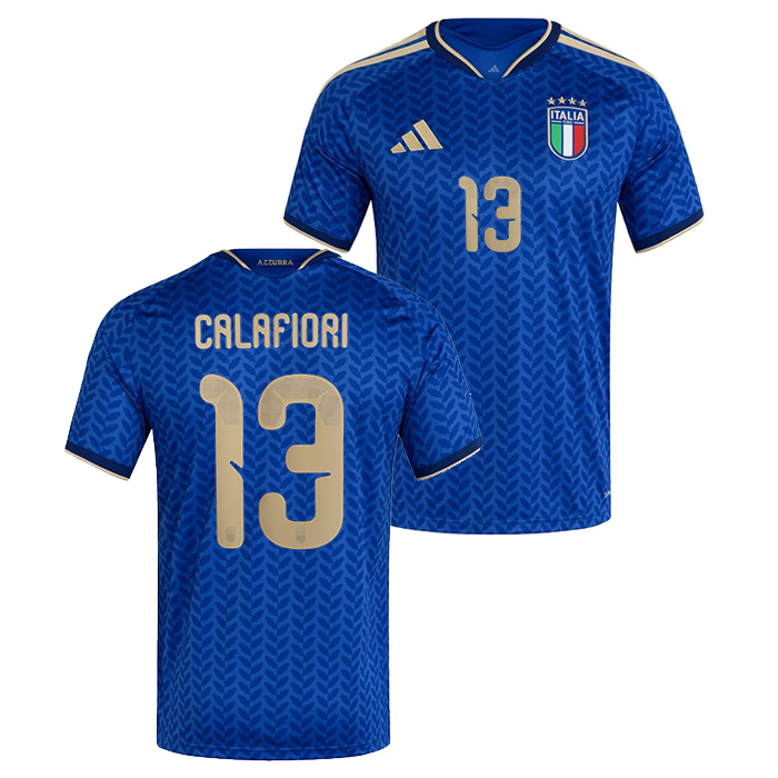 イタリア代表 2026 ホーム 半袖 ユニフォーム No.13 カラフィオーリ