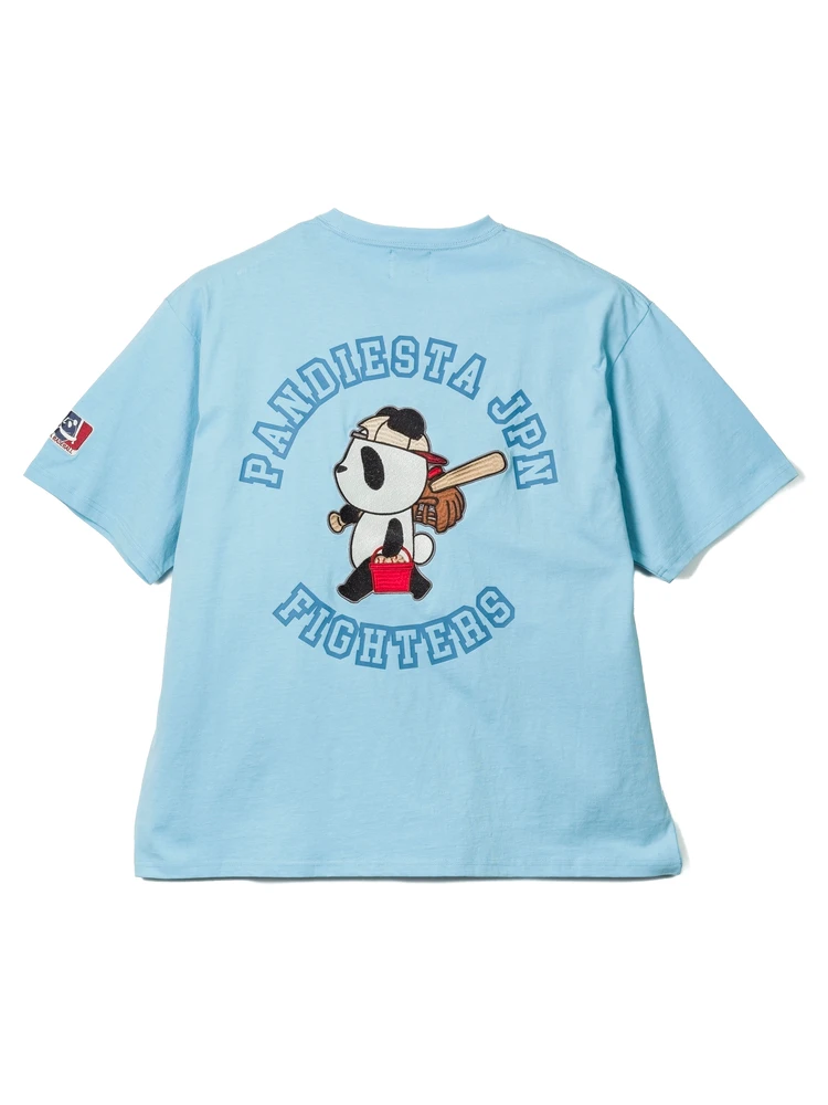 ブラック 【PANDIESTA JAPAN】ベースボールパンダTシャツ | フォーエル