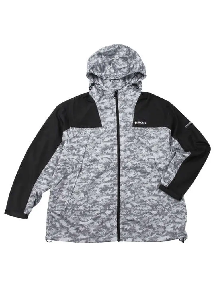 L．グレー 【OUTDOOR PRODUCTS】【7L-8L】フルダルタフタ裏フィルム+