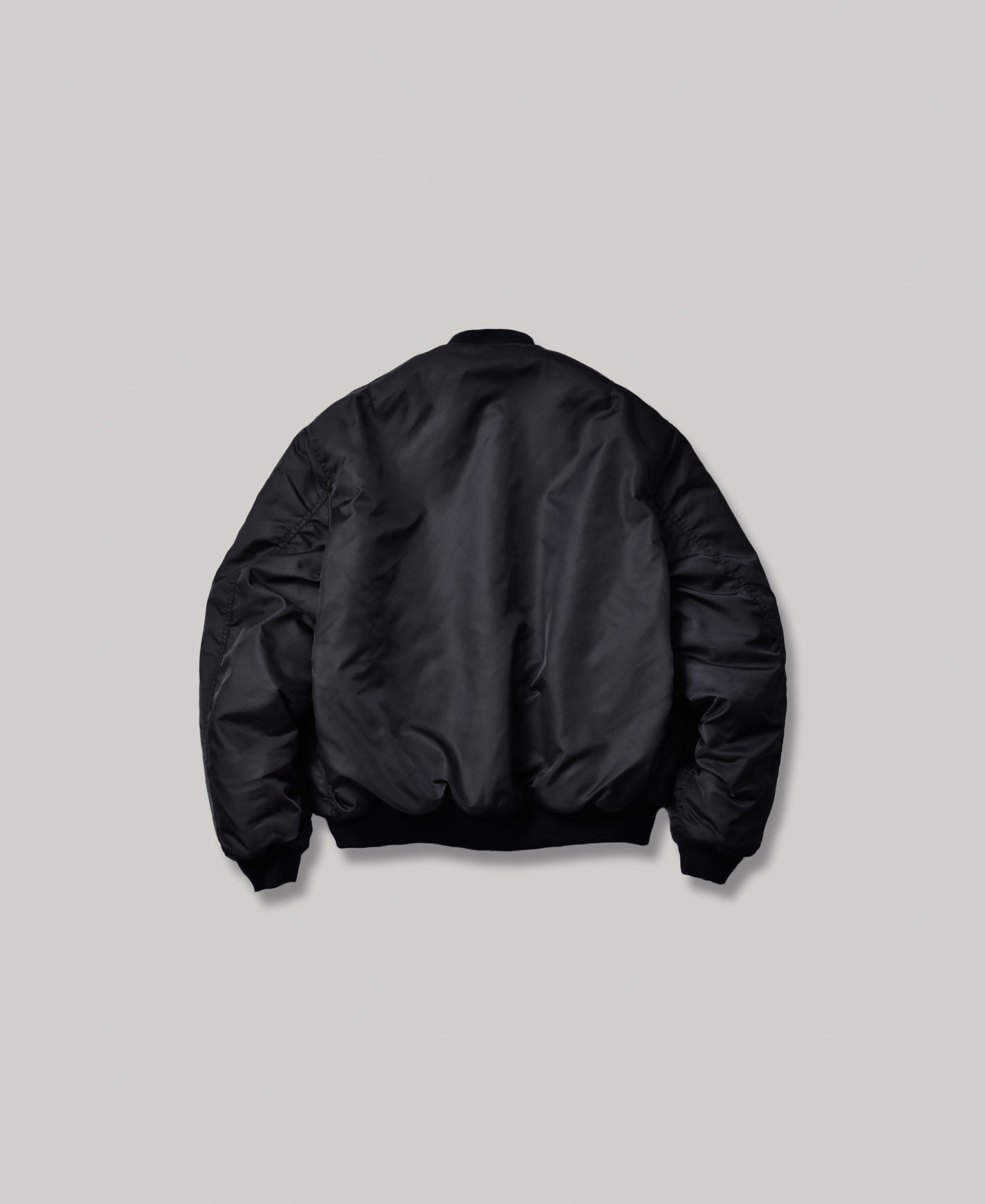 NEW | NON-PADDED VINTAGE WASH BOMBER JACKET | BLACK – F.M.C.D.