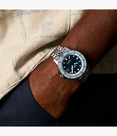 Super Sea Wolf Compression Diver Automatic Stainless Steel Watch