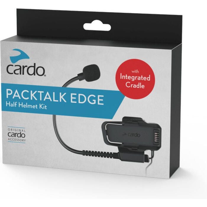 Cardo Packtalk Edge Half Helmet Kit with Cradle | FortNine