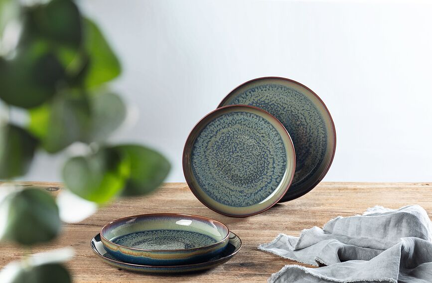 Crafted Breeze Dinner plates and deep plates 4 pcs. - 19-5167-8547