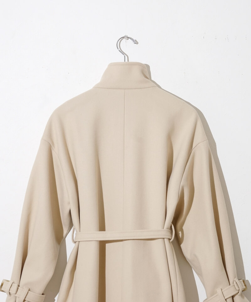 40%OFF】powdery long coat～ﾊﾟｳﾀﾞﾘｰﾛﾝｸﾞｺｰﾄ | flower／フラワー公式通販