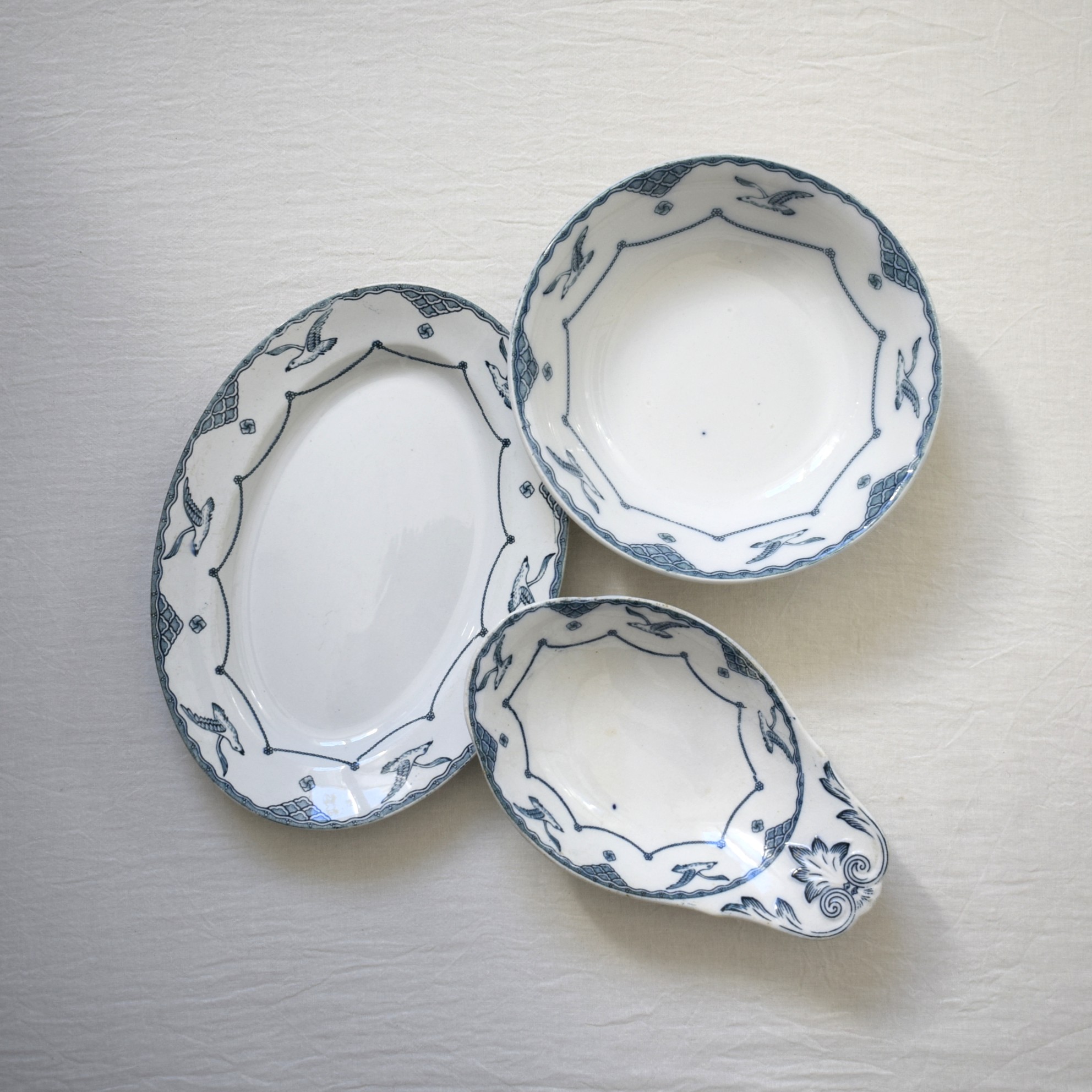 カモメのお皿 / Öresund・オーレスンド / Old Gustavsberg・グスタフ