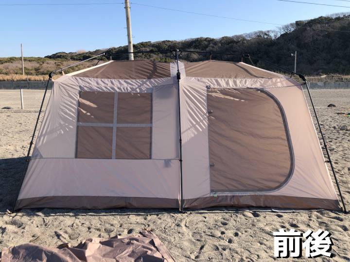 簡単設営】格安のロッジ型ワンタッチテントNaturehike Village13