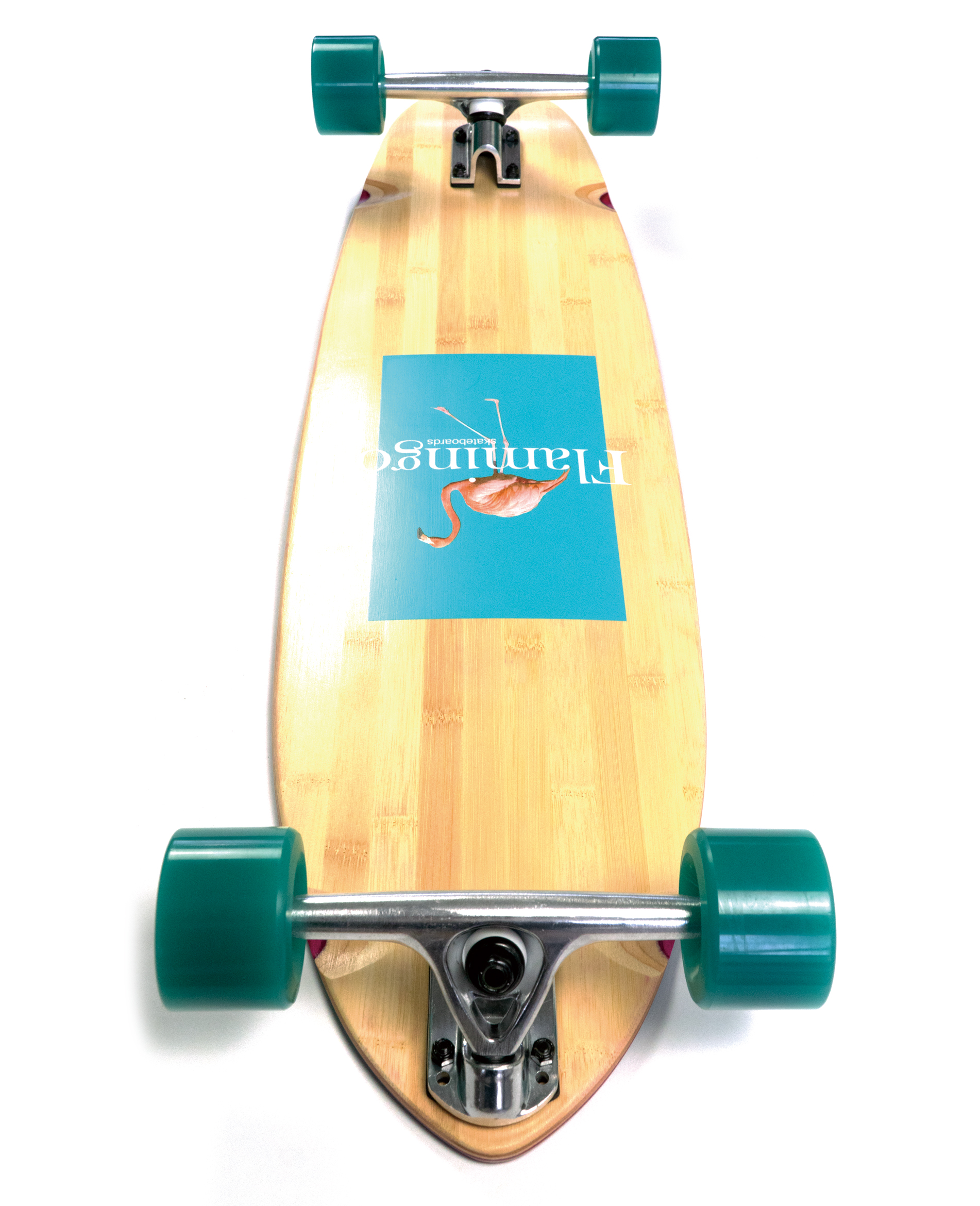 スイスイ進む大き目で安定性の高いのロングボードコンプリート。男女