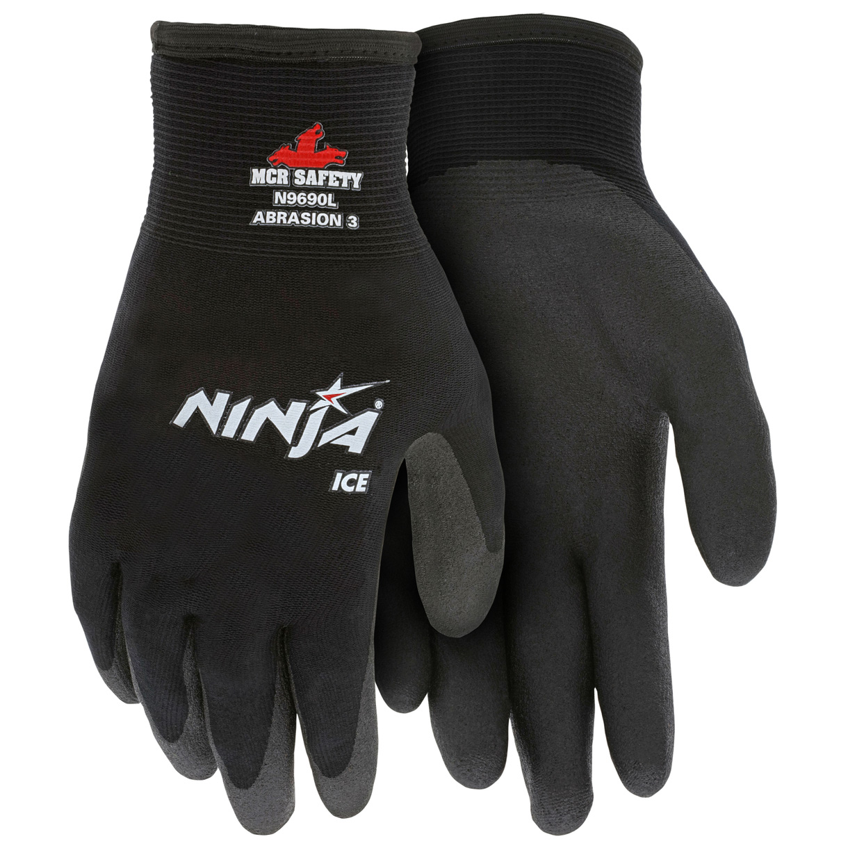 MCR Safety N9690 Ninja Ice HPT Foam Coated Gloves - 15 Gauge Nylon