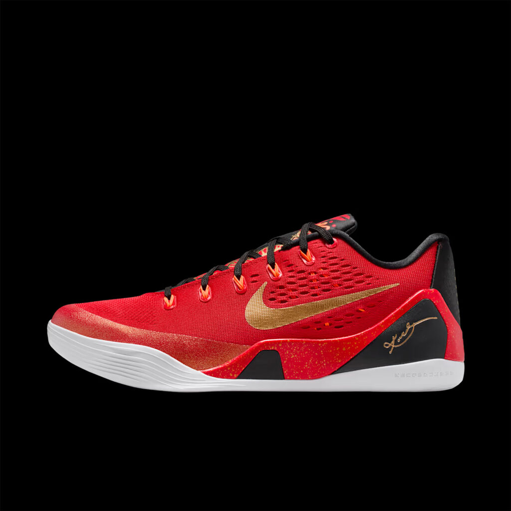 KOBE IX EM PROTRO 'University Red & Metallic Gold' ｜ FLY