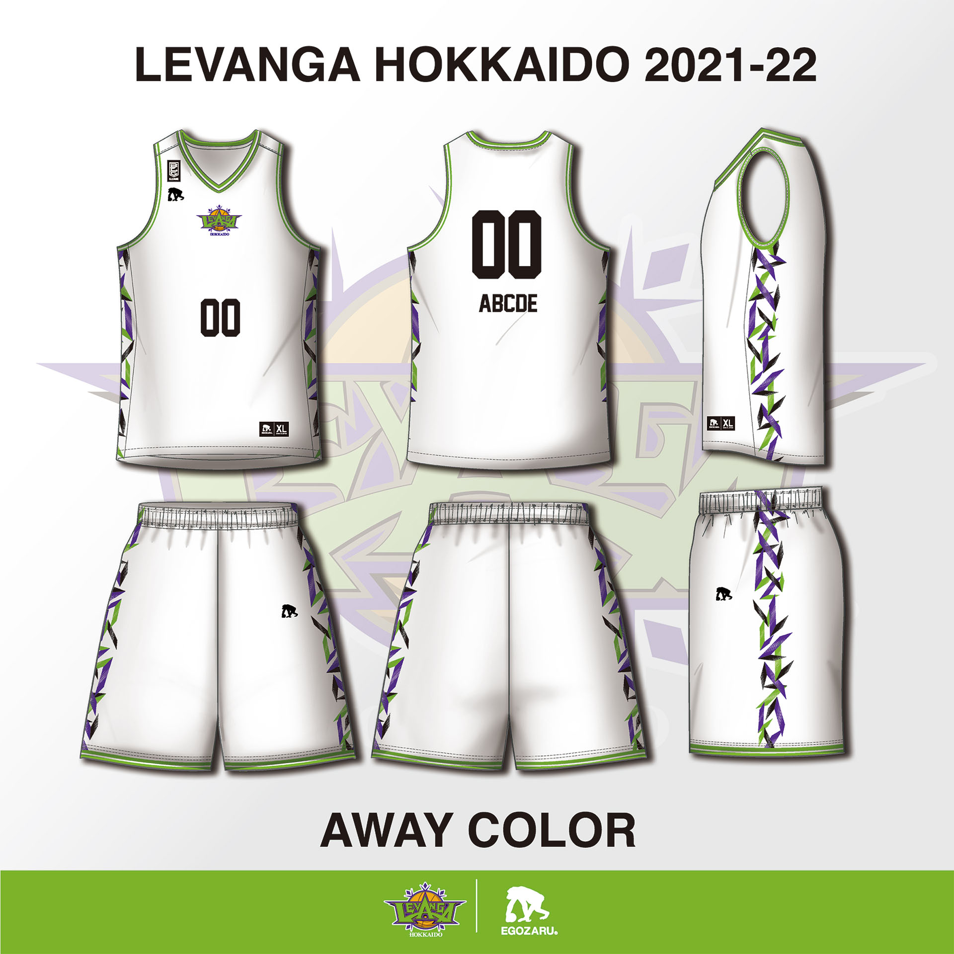 EGOZARUがレバンガ北海道の新ユニフォームを発表！ ｜ FLY BASKETBALL