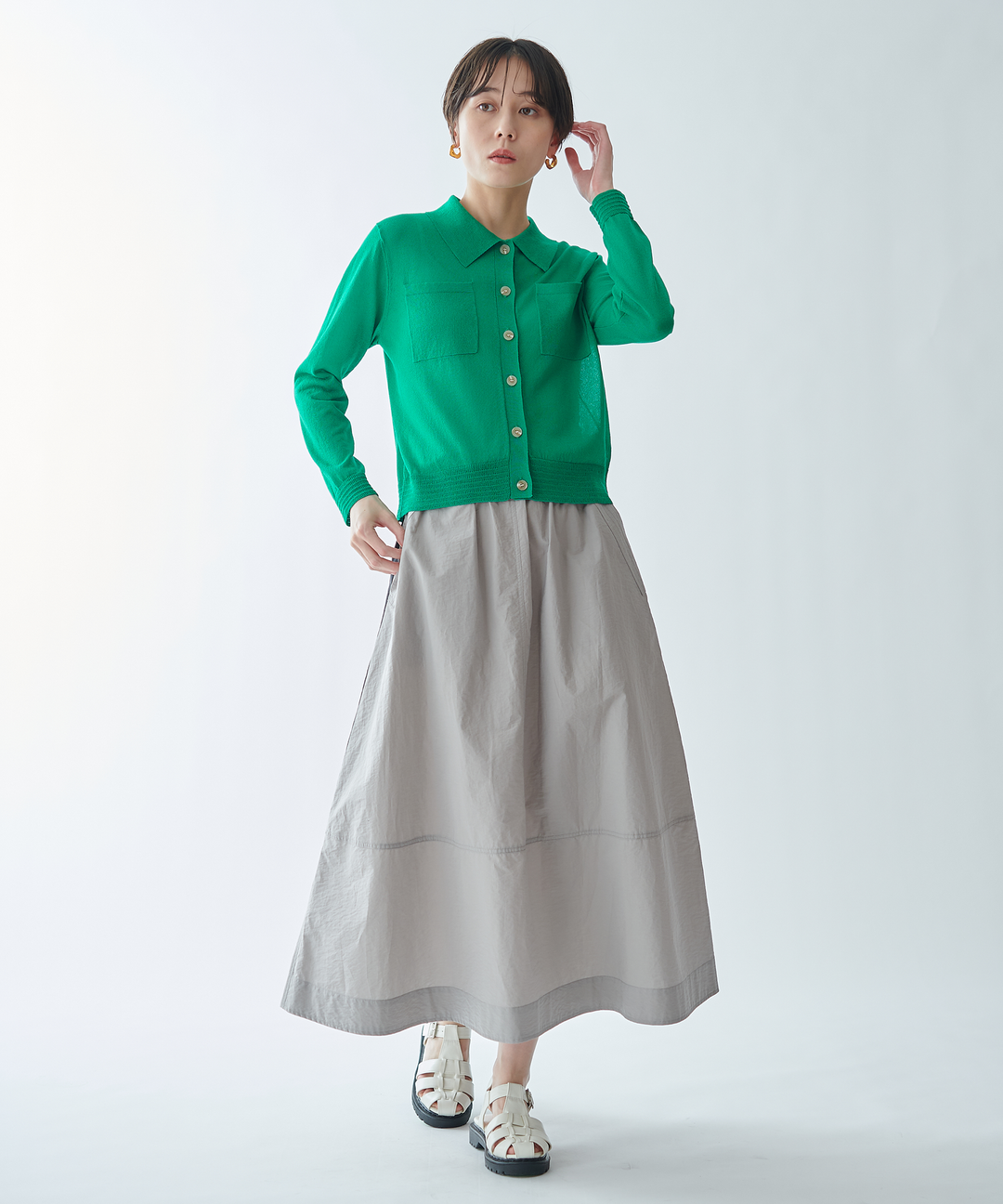 サイドラインフレアスカート – FACE SANS FARD