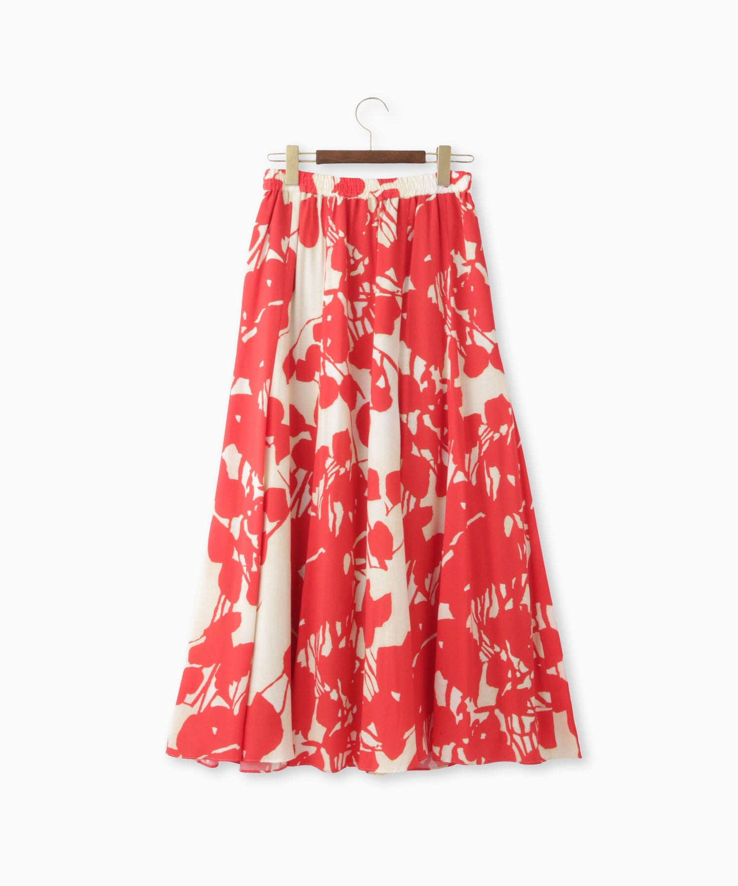 新品 アドミラルフラワーパターン スカート M レッド 新品 アドミラル