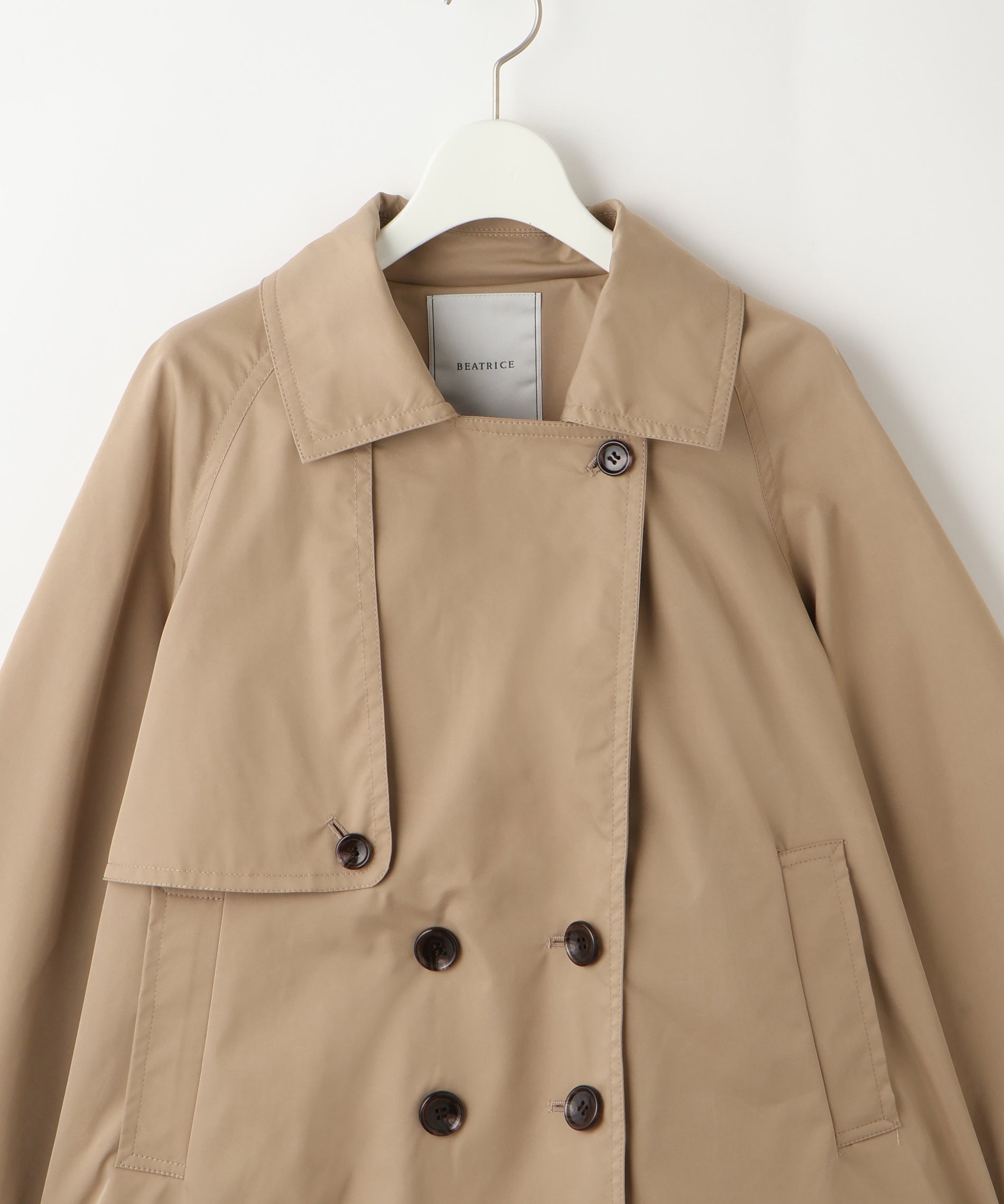 ボレロ風ショートトレンチジャケット – FACE SANS FARD