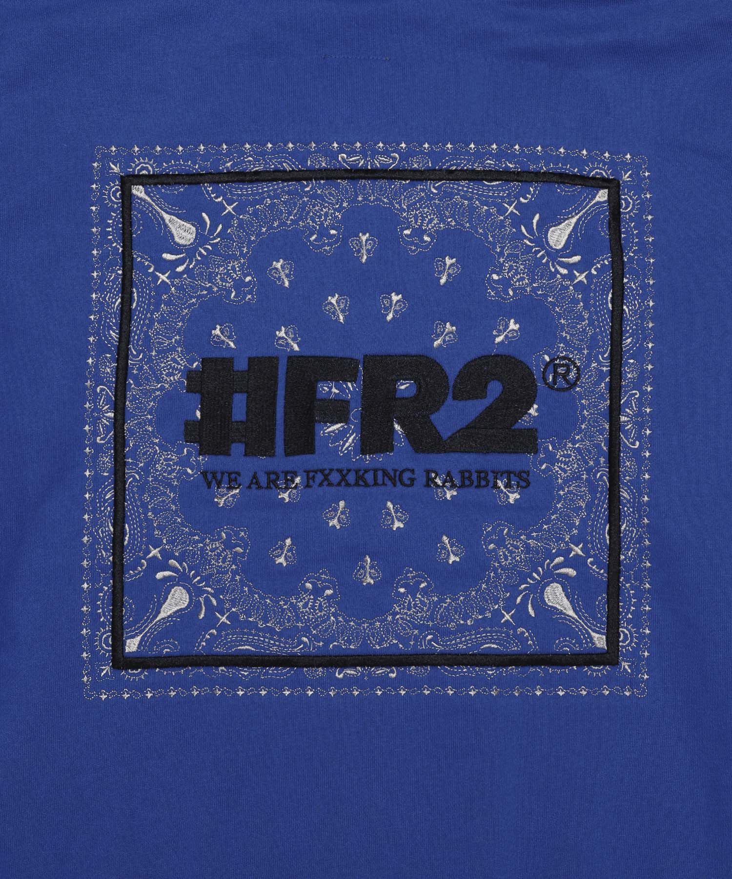 Embroidery Paisley Pattern Zip-up Hoodie – #FR2