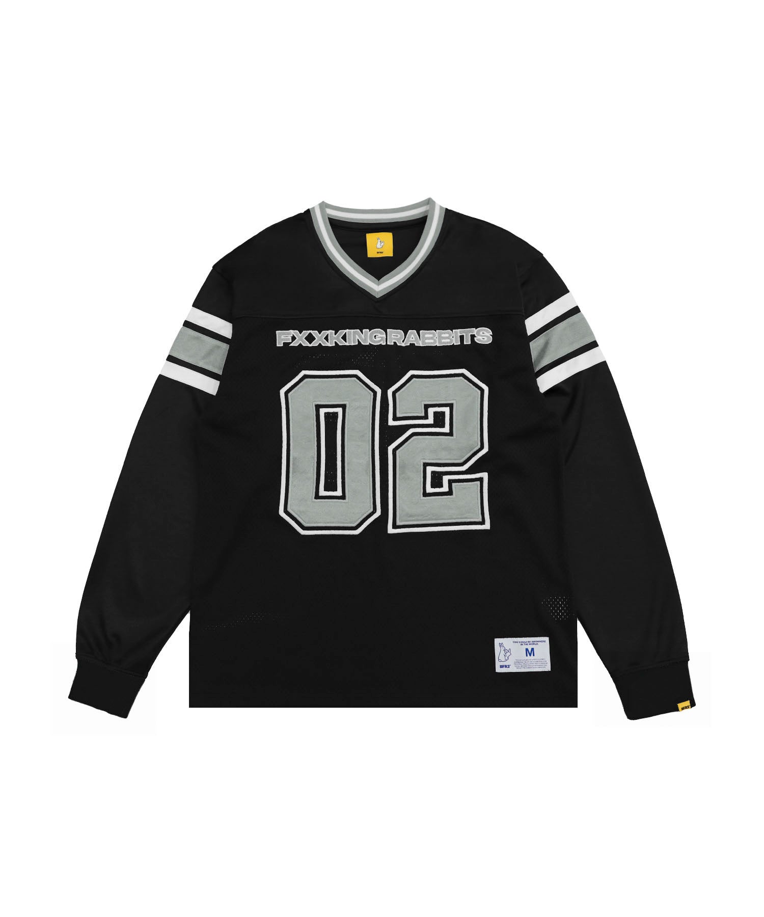 FXXKING RABBITS Long-sleeve Football Game Shirt[FRC4151] – #FR2